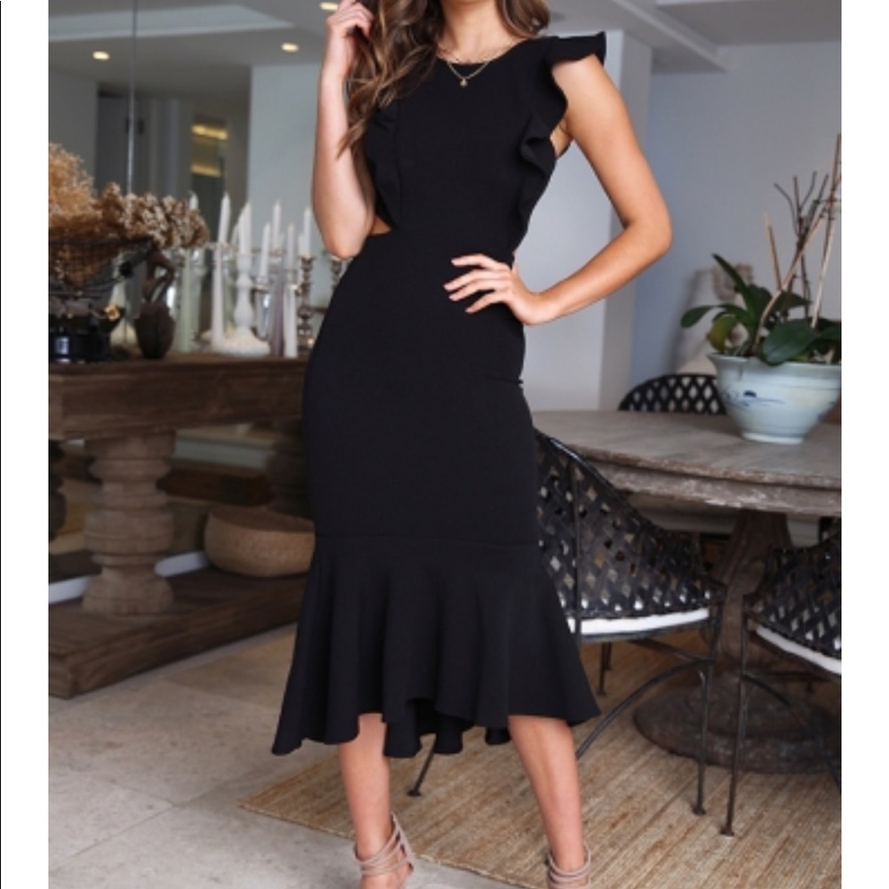 Saints + Secrets Black Dress